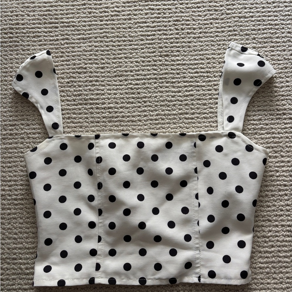 Lioness Polka Dot Sleeveless Top